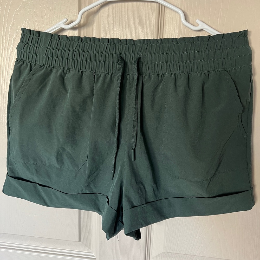 Green shorts